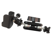 Support de bras magique à double rotule usiné CNC sur mesure, support de montage réglable multi-angles pour caméra et moniteur, pour caméra d'action et enregistreur
