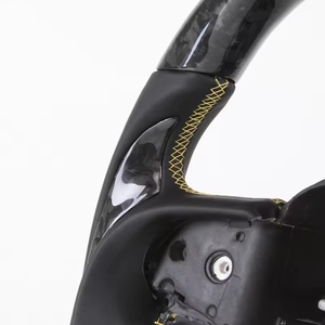 Volant en fibre de carbone forgée LED pour <span class=keywords><strong>Dodge</strong></span> Challenger <span class=keywords><strong>SRT</strong></span> Sport, intérieur automobile, 2017 2018 2019 <span class=keywords><strong>2021</strong></span> 2022 2023 2024 - Product Image 4