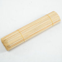 Brochettes en bambou naturel de plusieurs tailles pour barbecue en plein air, bâtonnets de brochettes jetables pour grillades, cuisson, camping