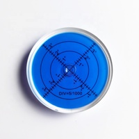 Niveau à bulle rond en acrylique de qualité industrielle 60*10mm avec une précision de 0,2mm pour le nivellement et la mesure des machines