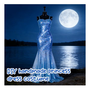 Kit de fabrication de vêtements pour poupées, éducatif, en plastique, pour enfants, couture, conception de vêtements, modèles de tissus, accessoires, outils, ciseaux, aiguilles, cadeau - Product Image 4