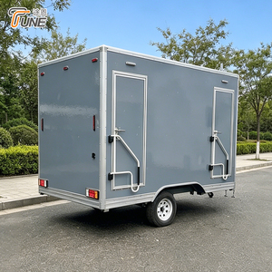 Toilettes mobiles de luxe écologiques et durables en acier, pour événements tels que les mariages sur la plage ou les fêtes - Product Image 1