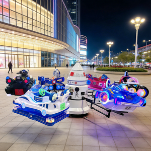 Avión Eléctrico Giratorio Móvil con Elevación para Centros Comerciales, Atracción Infantil Comercial <span class=keywords><strong>de</strong></span> 8 Asientos con Luces LED y Música - Product Image 3