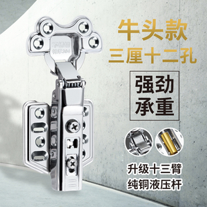 Cheng Shang Cheng Charnières de porte en acier inoxydable de 3 cm d'épaisseur avec amortisseur hydraulique de haute précision - Product Image 3