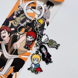 Porte-clés en métal de haute qualité de 40 couleurs avec plusieurs pendentifs en alliage, emballés sous blister et sur carte - Product Image 4
