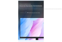 Monitor Lenovo L24-4e 23,8 inci FHD 100Hz dengan Gamut Warna Tinggi dan Tiga Sisi Tanpa Bingkai untuk Kantor dan Rumah
