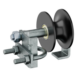 Rouleau de porte coulissante de garage en <span class=keywords><strong>nylon</strong></span> de 4 pouces, porte coulissante moderne, finition naturelle, léger, durable, roulement lisse - Product Image 1