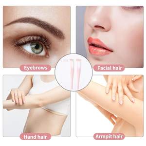 <span class=keywords><strong>Petit</strong></span> <span class=keywords><strong>visage</strong></span> Dermaplane <span class=keywords><strong>rasoir</strong></span> femmes sourcils <span class=keywords><strong>rasoir</strong></span> tondeuse polyvalent exfoliant Dermaplaning outils avec Mini tête - Product Image 6