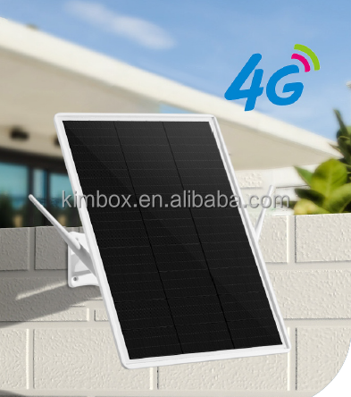 Solar Powered 4G WiFi Router Outdoor Waterproof SIM Card Solar Router with Long Range Wireless Coverage Use for Camera