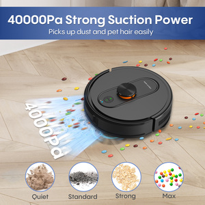 Aspiradora Robótica de Alta Calidad de 3200 mAh y 14.8 V con Navegación Giroscópica y Función de Limpieza en Seco y Húmedo para Uso Doméstico y Hotelero - Product Image 4