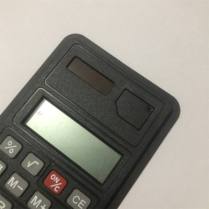 Large Notebook Calculator Solar Powered Black ABS Material With Battery For Office Use - Product Image 2