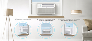 Midea 11900-20999 BTU All-in-One Control remoto Mini frecuencia fija portátil eléctrico AC ventana <span class=keywords><strong>aire</strong></span> <span class=keywords><strong>acondicionado</strong></span> - Product Image 5