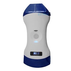 Appareil d'échographie sans fil portable Palmtop à sonde linéaire double convexe 3.5/5Mhz-10/12Mhz pour usage médical et vétérinaire DCU19B - Product Image 1