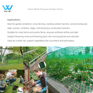 <span class=keywords><strong>Clôture</strong></span> de jardin multi-usages verte en plastique, <span class=keywords><strong>clôture</strong></span> de sécurité - Product Image 3