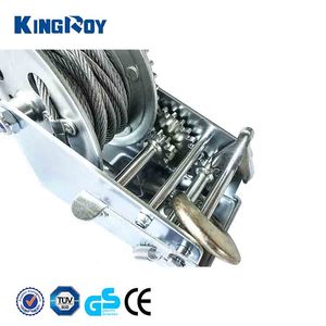 Portable Steel Hand Winch with Steel Wire Rope 10m Lifting Height Sliding Track Mounting for Truck & <b>ATV</b>/<b>UTV</b> Use - Product Image 4