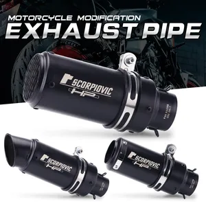 Silenciador de <span class=keywords><strong>Escape</strong></span> Universal <span class=keywords><strong>para</strong></span> Motocicleta, 51 mm, <span class=keywords><strong>Escape</strong></span> <span class=keywords><strong>para</strong></span> <span class=keywords><strong>Er6n</strong></span> Sv650 Crf 230 Z800 R1 Cb650f Cb1000r Cbr250r - Product Image 2