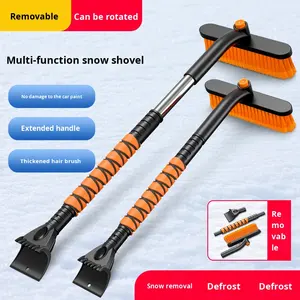 Rotatif détachable PUMAI Eva doux entretien de voiture accessoires de nettoyage petit <span class=keywords><strong>pare</strong></span>-<span class=keywords><strong>brise</strong></span> en plastique pelle à neige <span class=keywords><strong>grattoir</strong></span> à glace fenêtre - Product Image 4