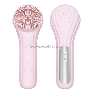 Food Grade Silica Gel Facial Cleansing Brush with Heating Massage Anti Microbial Deep Cleansing - Product Image 2