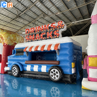 Tente de Vendeur Extérieure Personnalisée Gonflable Stand d'Exposition de Snacks Stand de Restauration Camion de Nourriture Publicité