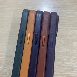 Ốp lưng điện thoại da cao cấp, nam châm từ tính, in logo tùy chỉnh, chất liệu PU an toàn cho iPhone 14, 15, 16 Pro - Product Image 4