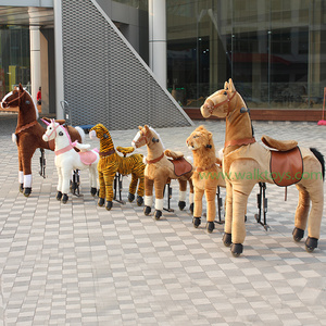 Bestseller mechanische Fahrt auf Tier für Kinder lustige Kinder zu Fuß Pferd - Product Image 5