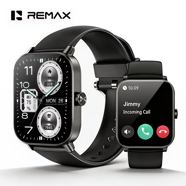 Remax 2026 New Smartwatch 1.83 Inch Full Touch Screen IP68 Waterproof Bluetooh Fitness Tracker Smart Watch for Men Women