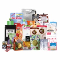 Sacs d'emballage alimentaire souples en plastique BOPP/VMPET/PE, imprimés sur mesure, thermoscellables, imperméables, avec fermeture éclair, pour snacks