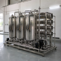 Réservoir de filtration mécanique en acier au carbone industriel avec média sable de quartz, 1 an, 5000 L/heure, pour le traitement et la réutilisation des eaux usées de teinture textile