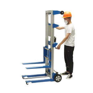 200Kg Handmatige Lift Stapelaar Materiaal Lift Aluminium Handlier Handstapelaar - Product Image 2