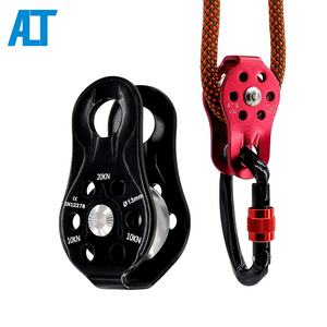 Heavy Duty 20KN Polea de <span class=keywords><strong>cuerda</strong></span> giratoria simple Árbol fijo Escalada Polea única Rappel Arborist Rescue - Product Image 6