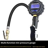 Wholesale Hot Sale YZ Aluminum Alloy Digital Tire Inflator LCD Display Auto Stop 4-Unit Universal 0-200PSI Car