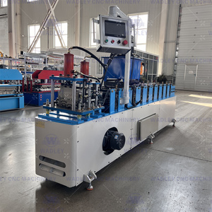 Fully Automatic Supermarket Storage <b>Rack</b> Shelf Box Panel Making Machine Shelf Board Roll Shelf <b>Plate</b> Roll Forming Machine - Product Image 4