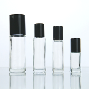 Custom Clear Round 5ml 10ml 15ml 30ml pacchetto cosmetico deodorante profumo olio essenziale rotolo di vetro sulla bottiglia - Product Image 1
