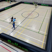 Terrain de football gonflable 3v3 pour enfants et adultes, idéal pour la rue
