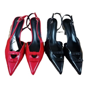 Nuevas Sandalias Rojas de Tacón Alto para Mujer, Talla Grande 42, con Correa en el Tobillo, Estilo Informal para Verano, Modelo 2026 - Product Image 2