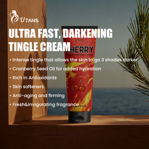 Advanced Tanners <strong>Sunbed</strong> Lotion Tanning Accelerator Cherry Tingle Tanning <strong>Cream</strong> Natural Bronze Tone Tanning Accelerator <strong>Cream</strong> - Product Image 4