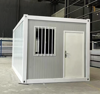 Conteneur pliable préfabriqué de haute qualité de 20 pieds pour bâtiment temporaire, idéal pour parc logistique, clinique médicale temporaire, installation rapide