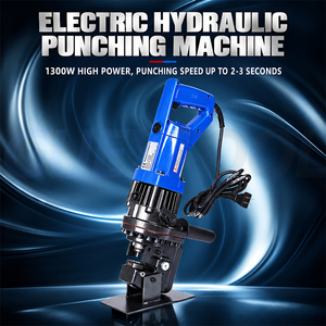Machine de poinçonnage électrique hydraulique portable de qualité industrielle pour profilés en angle, acier en U et acier inoxydable - Product Image 3