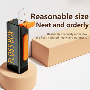 Estuche para Hilo Dental WMOI TEC, Dispensador Automático de Plástico, Caja de Almacenamiento de Palillos de Hilo Dental, Tamaño Compacto, Diseño Ordenado - Product Image 1