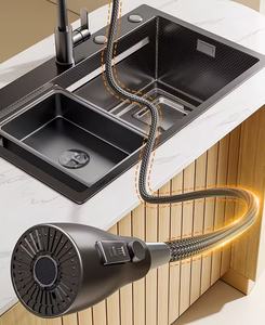<span class=keywords><strong>Lavello</strong></span> da <span class=keywords><strong>cucina</strong></span> sottopiano in acciaio inox 304, grande, a vasca singola, quadrato, spesso, con goffratura a grano di riso, fatto a mano - Product Image 4