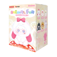Authentique Offre Spéciale BB3 Kimipapa Série Fourrure Animale Boîte Mystère en Peluche Lot de 6 Pièces Porte-clés Figurine Ornement et Cadeau
