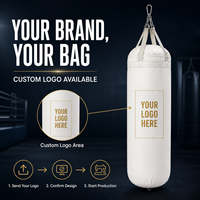 Sac de frappe Fairtex personnalisé avec logo, en PU, PVC et cuir, rempli de sable, pour la vente en gros