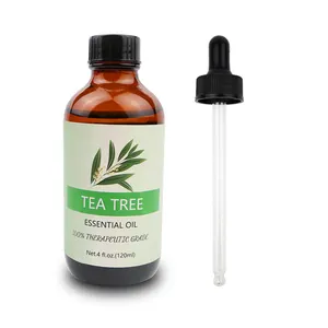 OEM 100% Pure Essential Oils single bottle Tea Tree Essential Oil Private Label 10ml 30ml 60ml 120ml