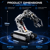 Kit de bras robotique pour expériences scientifiques, programmable, ensemble de construction éducatif STEM