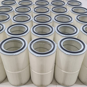 고효율 폴리에스터 주름형 펄스 제트 백 PTFE 멤브레인 에어 카트리지 샌드 더스트 필터 - Product Image 2