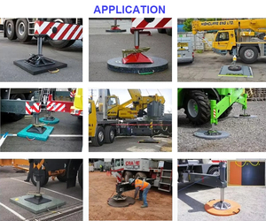 Hdpe/uhmwpe Composite <b>Jack</b> Pad Outrigger Stabilizer Pads for Cranes - Product Image 6