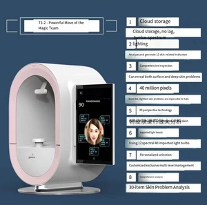 เทคโนโลยี AI เครื่องสแกนผิวหน้า 3 มิติ สำหรับร้านเสริมสวย iPad EU/IT สำหรับการวิเคราะห์ใบหน้า อุปกรณ์จัดการการดูแลผิวผ่าน WiFi - Product Image 3