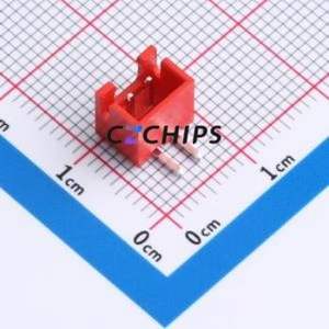 A254F2W1-2R2P12 Wire-to-Board Pin Header Bent Lead Through Hole,P=2.5mm Connector 1x2P 2.5mm Right Angle Insert XH - Product Image 1