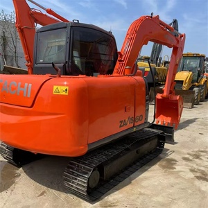 Used Japan Hitachi ZX60 Mini Crawler Excavator 5 Ton <b>Tracked</b> Digger Construction Machinery with Engine <b>Pump</b> 2020 Model for Sale - Product Image 1