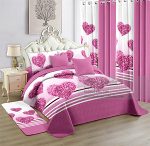 Bộ Đồ Giường 12 Miếng Tấm Bộ Sưu Tập 12 Pcs Vua Kích Thước Bộ Đồ Giường Set Với Phù Hợp Với Rèm Cửa Cho Giảm Giá - Product Image 3